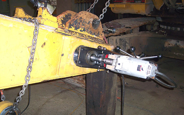Line boring equipment