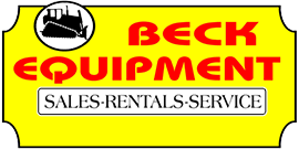 Beck Equipment Sales-Rentals-Service